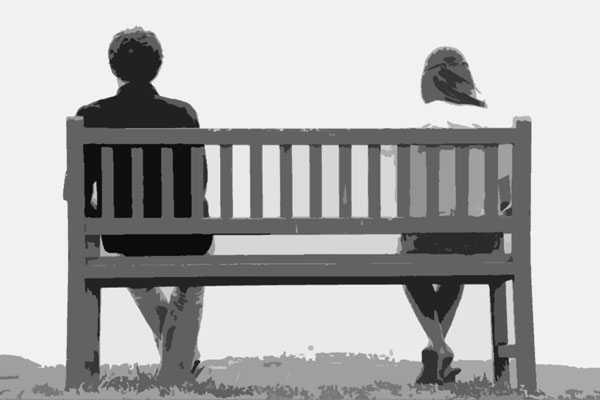 divorcio banco sentados divorcio banco sentados