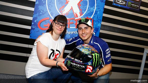 Anna Vives y Jorge Lorenzo Anna Vives y Jorge Lorenzo