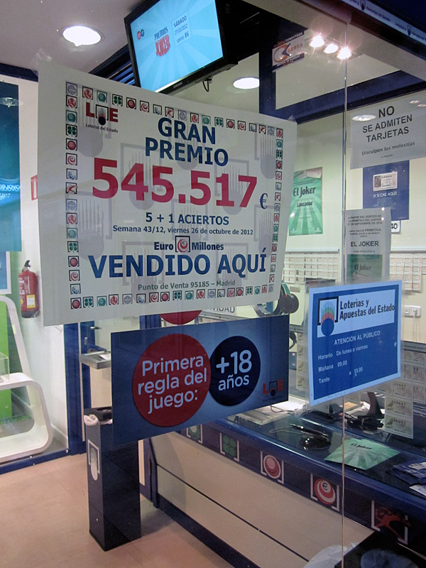 Premio euromillones 545.517 € Premio euromillones 545.517 €